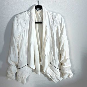 Michael Stars relaxed cream blazer